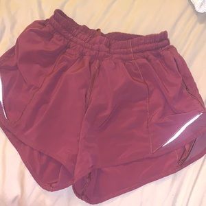 hotty hot shorts size 2 maroon